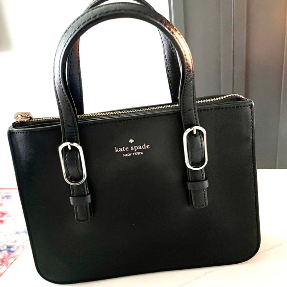 Kate Spade Black Adjustable Cross Body Bag - Picture 3 of 17